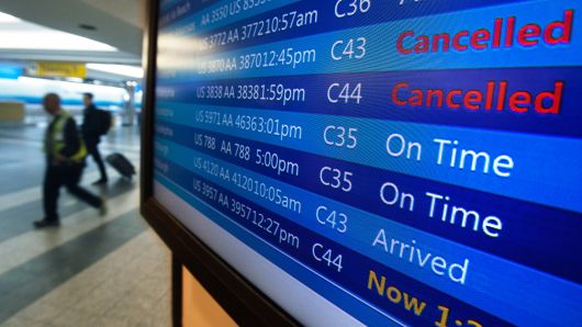 Government Says More Airlines Flights Are Arriving on Time in 2021
