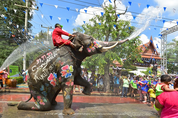 Songkran Water Festival In Thailand