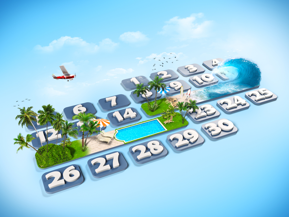 Travel Calendar 2021, 12 places to go