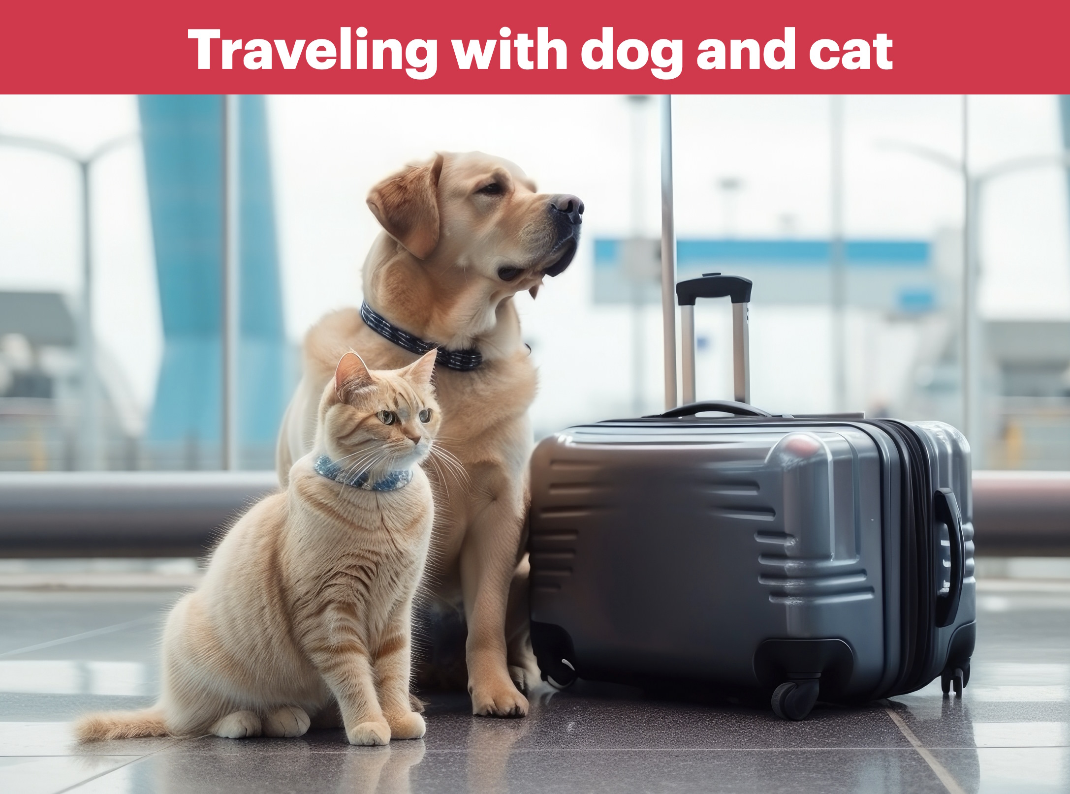 Traveling with dog and cat
